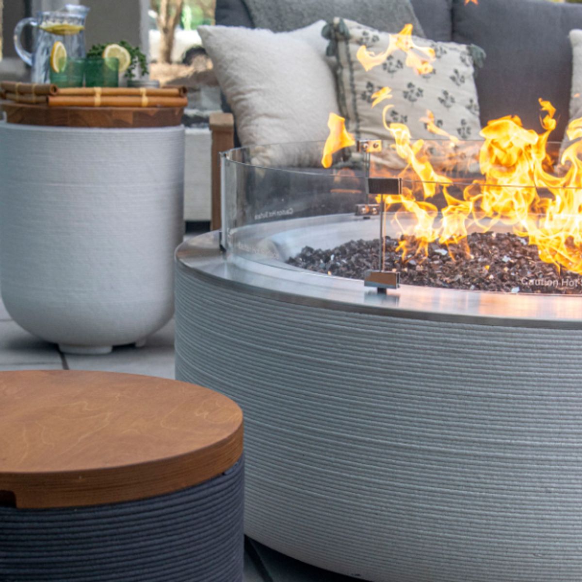 FlameCraft ReForm Stack Gas Fire Pit
